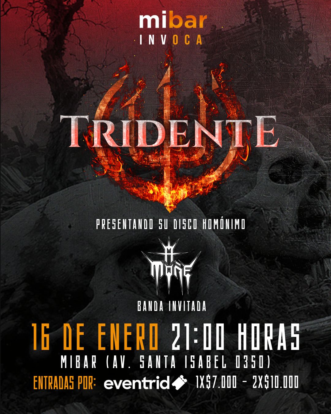 Tridente presentará su nuevo álbum en vivo en MiBar este 16 de enero